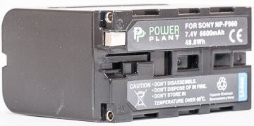 Акумулятор PowerPlant Sony LED NP-F960 6600mAh (знято з виробництва)